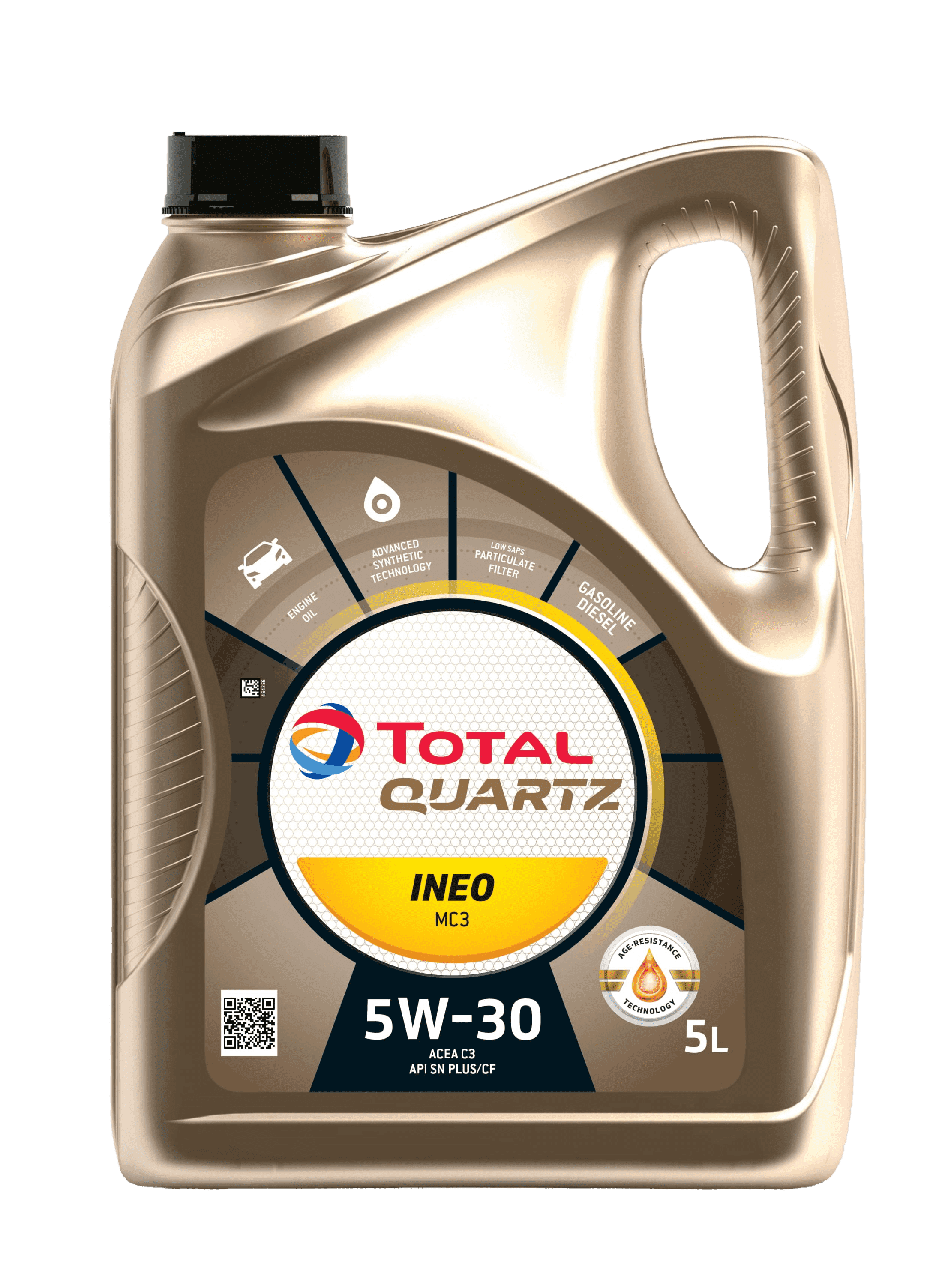 Моторное масло Total QUARTZ INEO MC3 5W30, 5л (TOTAL: 157103)